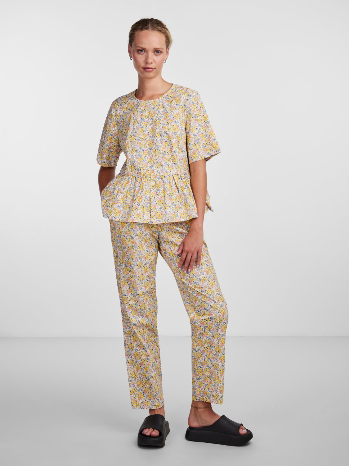 PCJALISA Pants - Cloud Dancer